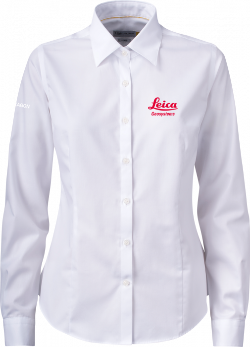 Harvest and Frost - Leica Ladies Shirt (Embroidered) - White