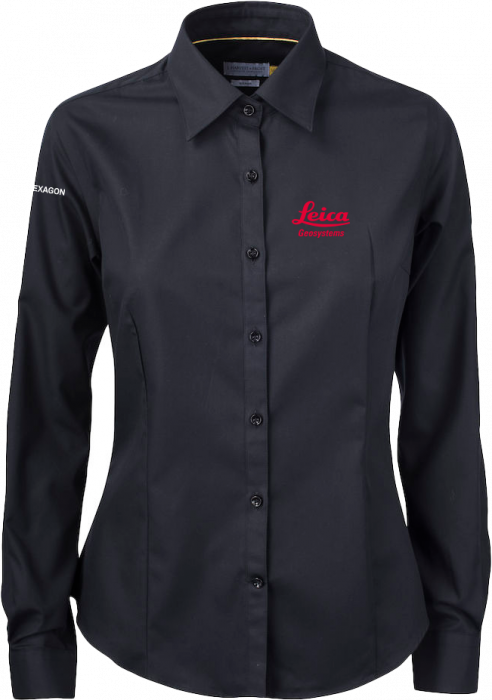 Harvest and Frost - Leica Ladies Shirt (Embroidered) - Nero