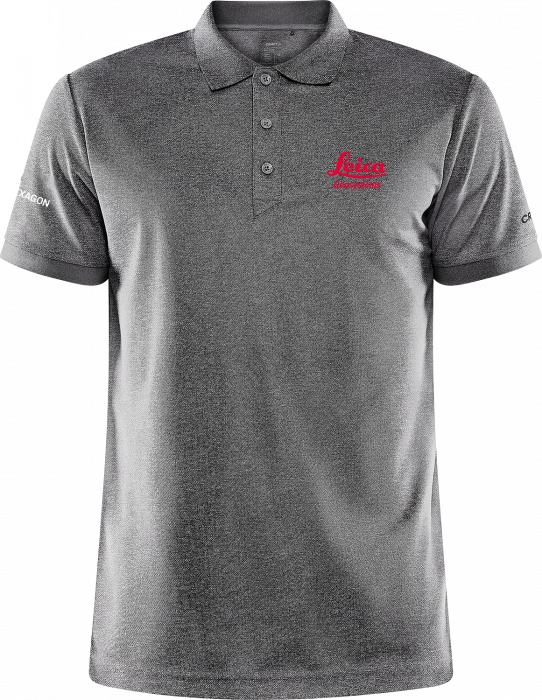 Craft - Leica Polo Men (Embroidered) - Grey