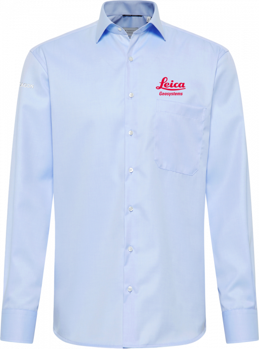 Eterna - Leica Cover Shirt Comfort Fit, Men (Embroidered) - Ljusblå