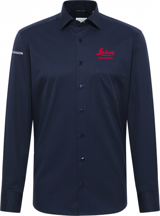 Eterna - Leica Cover Shirt Comfort Fit, Men (Embroidered) - Marine