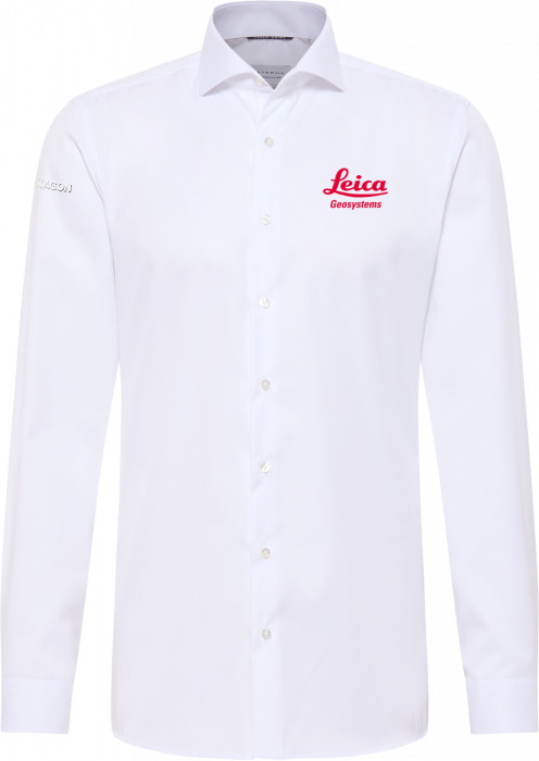 Eterna - Leica Cover Shirt Slim Fit (Embroidered) - White