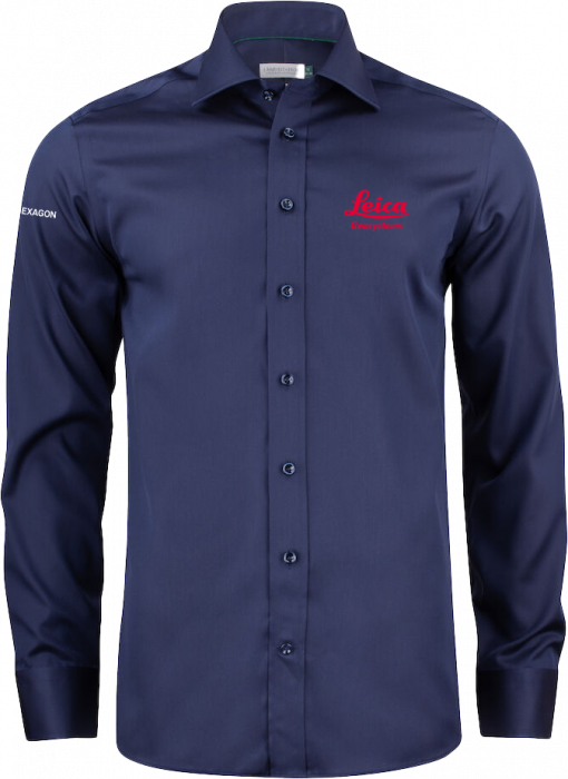 Harvest and Frost - Leica Modern Fit Shirt Men (Embroidered) - Marine