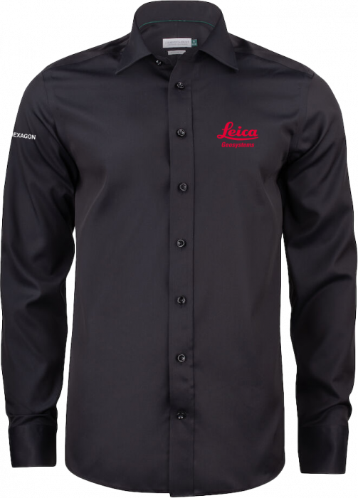 Harvest and Frost - Leica Modern Fit Shirt Men (Embroidered) - Noir