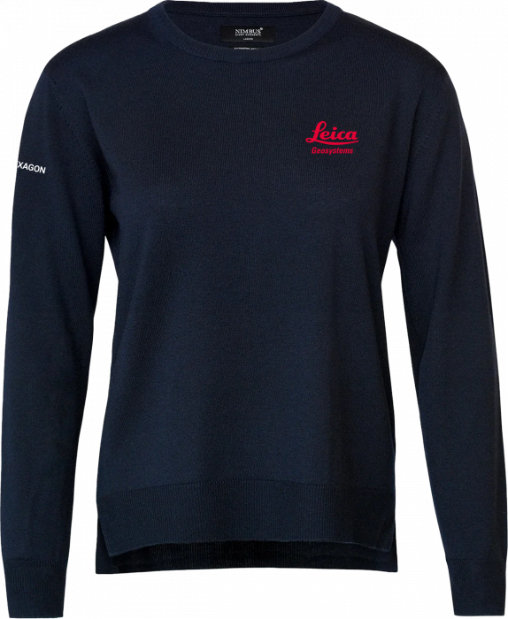 Nimbus CPH - Leica Merinould Pullover Trøje Dame (Brodering) - Navy