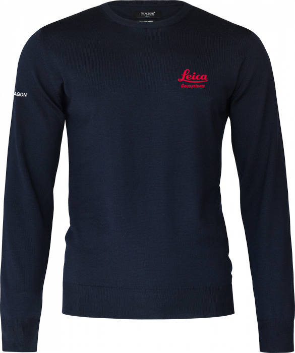 Nimbus CPH - Leica Merino Wool Knit Men (Embroidered) - Navy