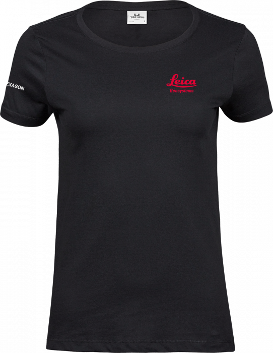 Tee Jays - Leica Cotton T-Shirt Women (Embroidered) - schwarz